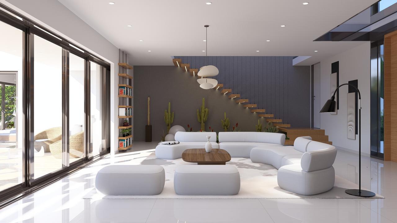 Ocean View Villa in a Private Natural Setting, 1,120 m² of land and 450 m² of construction.