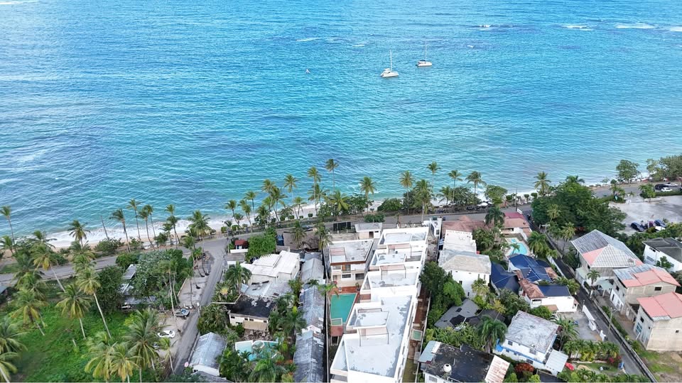 Miles of beach right in front of you.