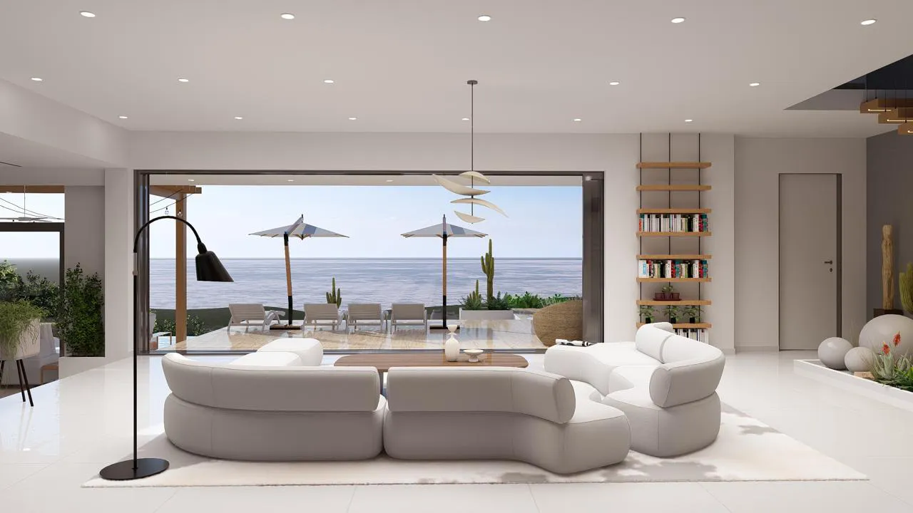 Ocean View Villa in a Private Natural Setting, 1,120 m² of land and 450 m² of construction.