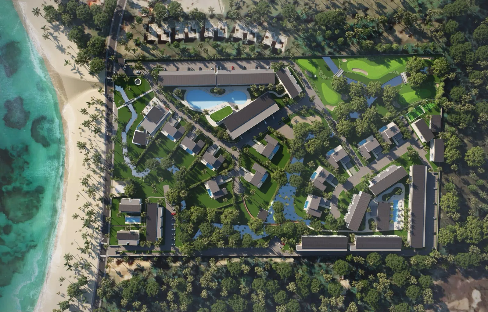 Ultra-Luxury Oceanfront Resort Project in Playa Portillo LAS TERRENAS| CONFOTUR Approved
