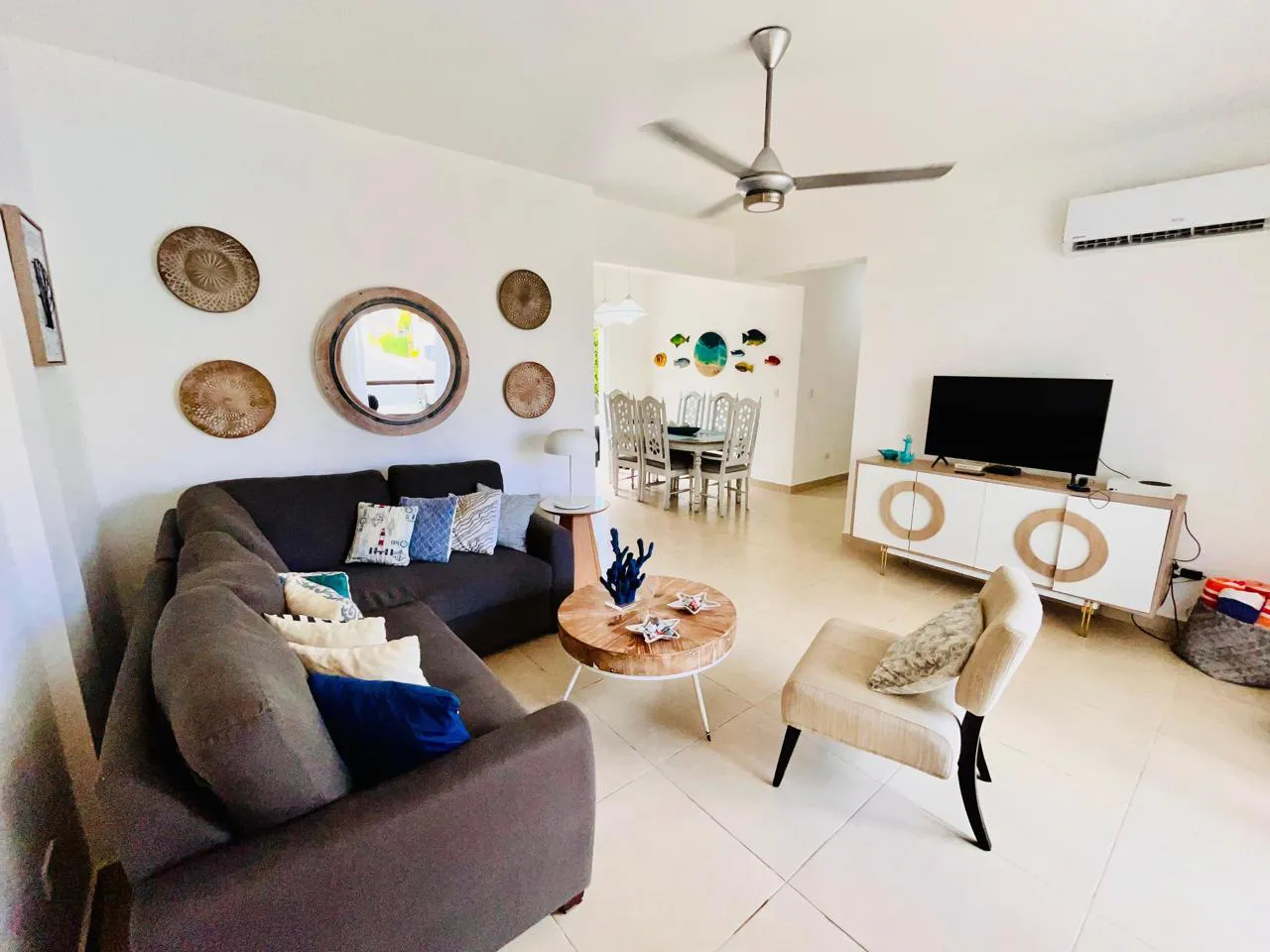 3-Bed Ground-Floor Condo with Private Garden 200m from Punta Popy Beach | Las Terrenas